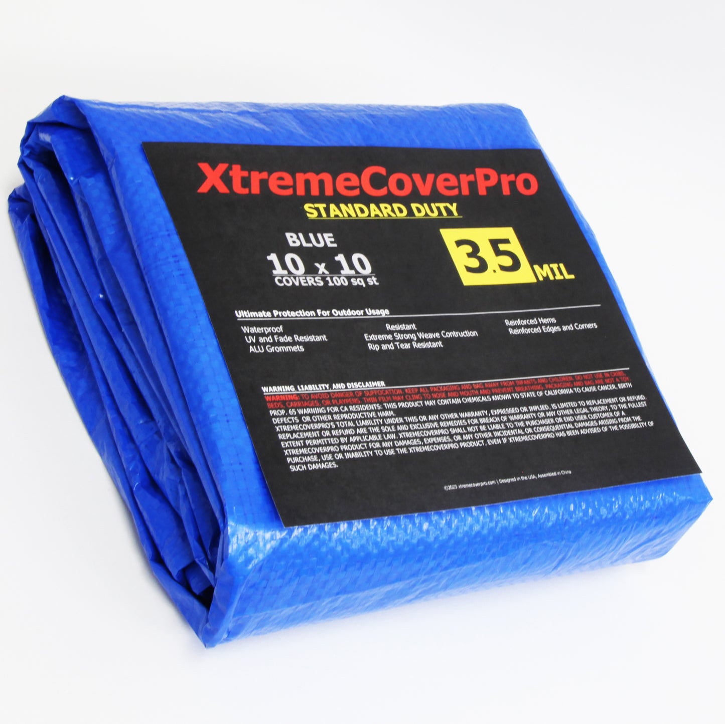 Standard Duty 3.5MIL Blue Tarp