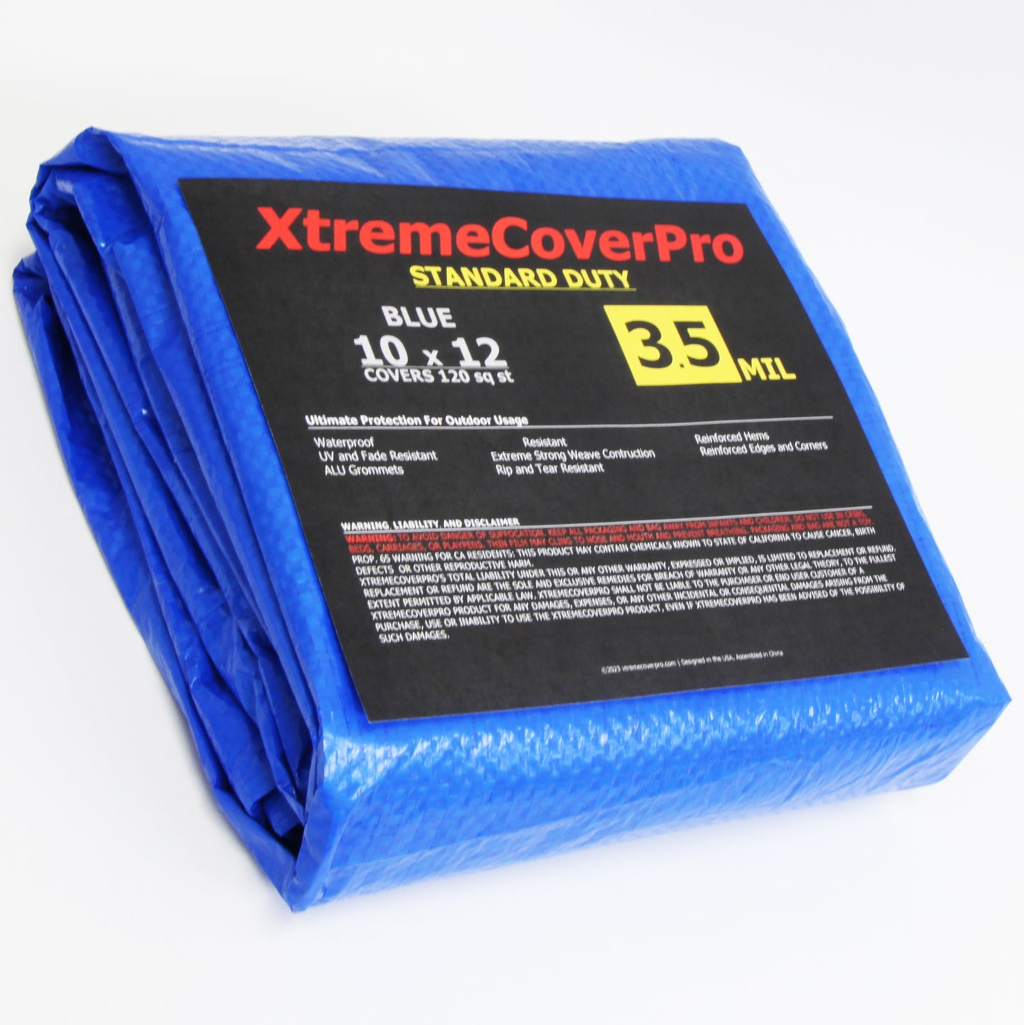 Standard Duty 3.5MIL Blue Tarp