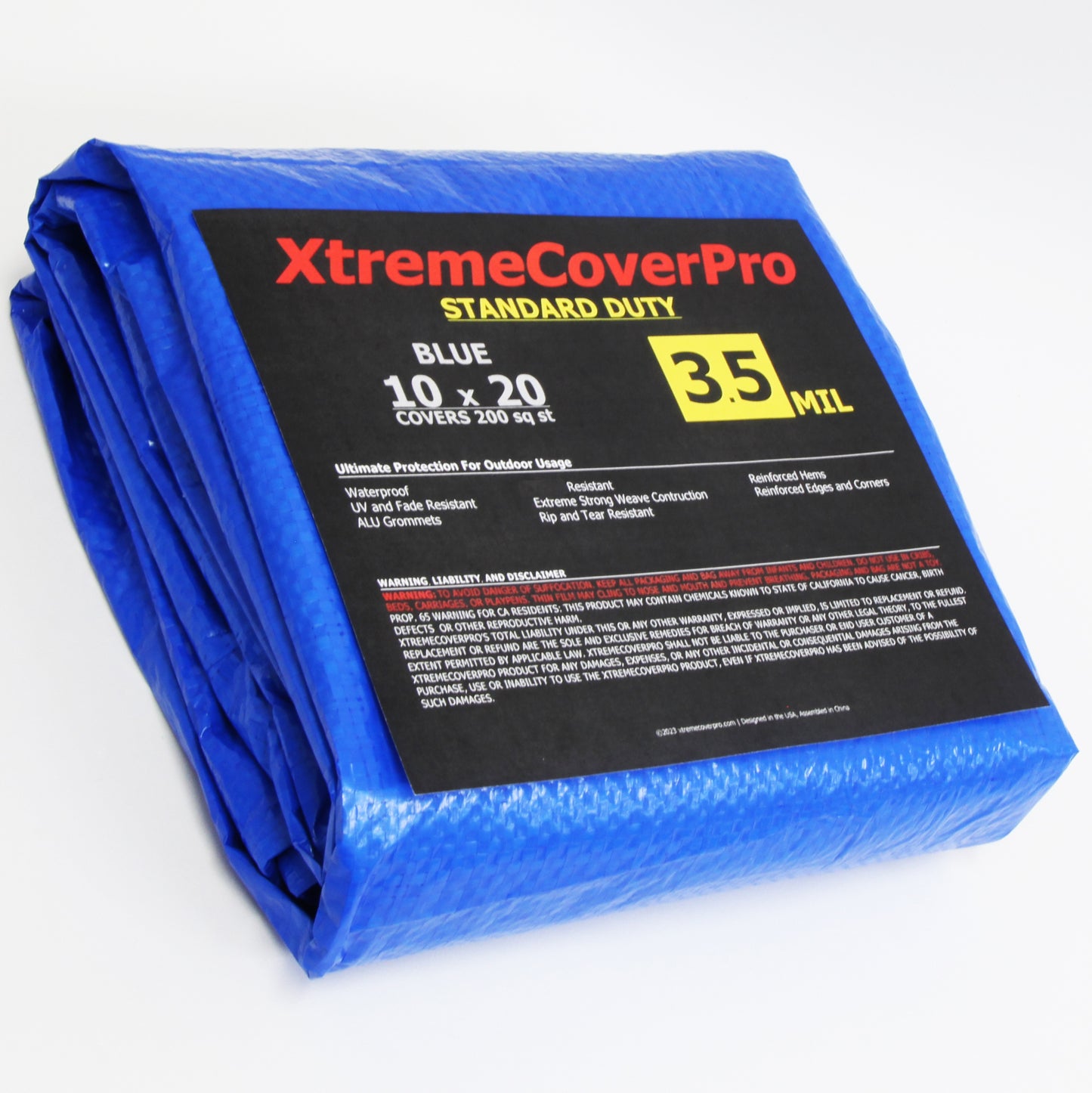Standard Duty 3.5MIL Blue Tarp
