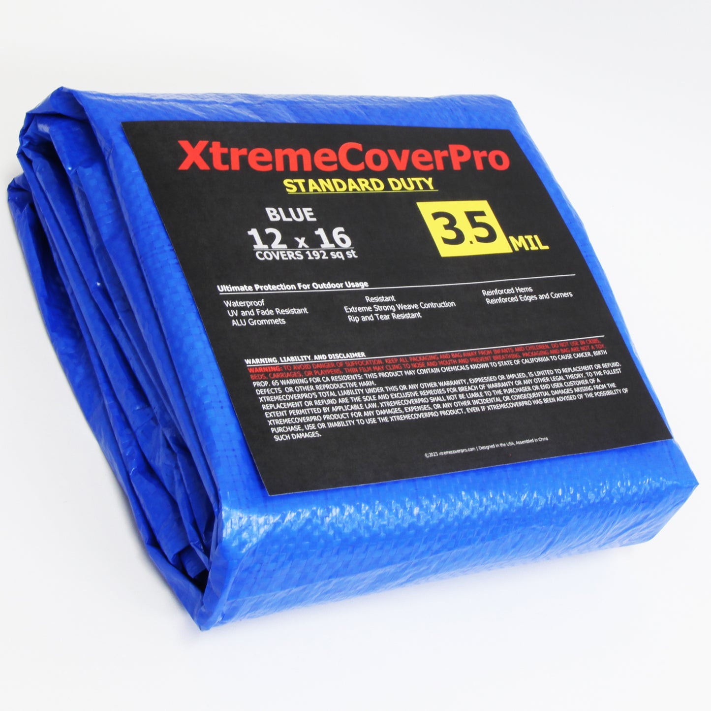 Standard Duty 3.5MIL Blue Tarp