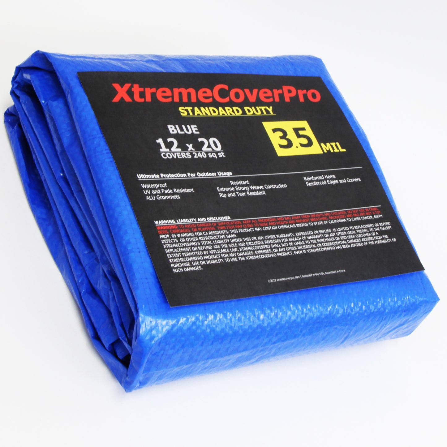 Standard Duty 3.5MIL Blue Tarp