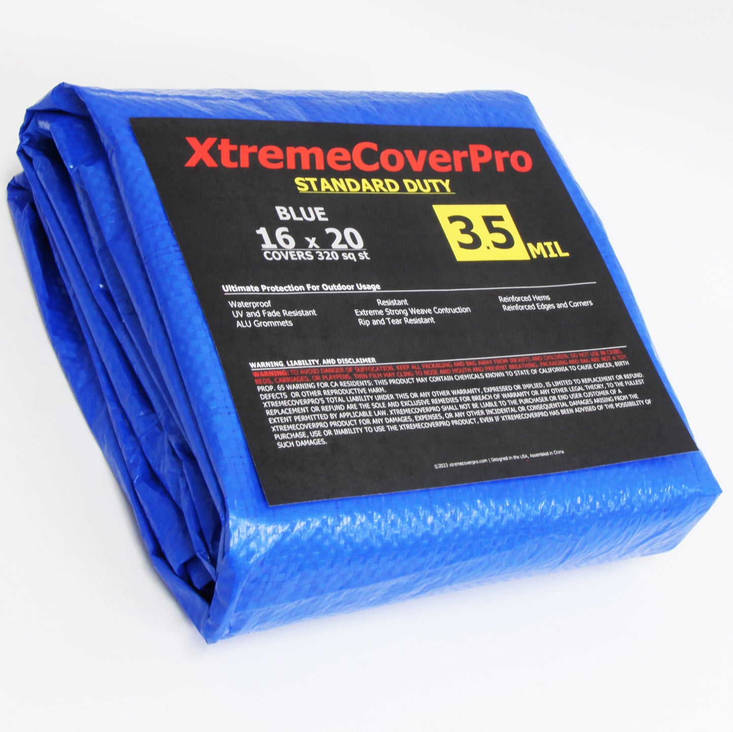 Standard Duty 3.5MIL Blue Tarp