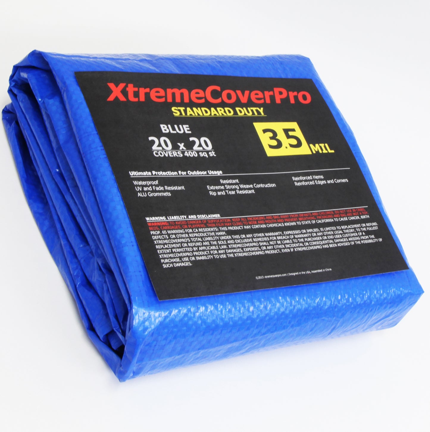 Standard Duty 3.5MIL Blue Tarp