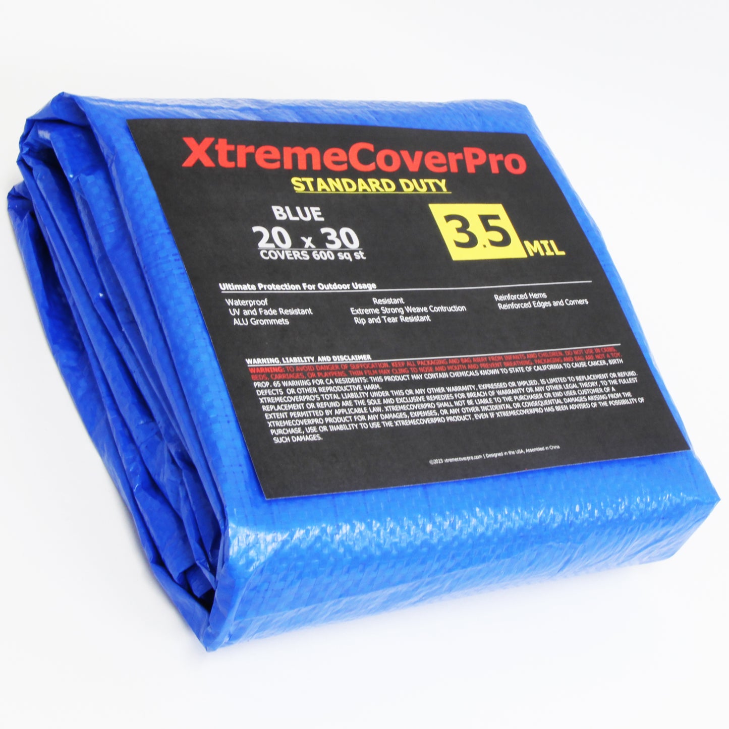 Standard Duty 3.5MIL Blue Tarp