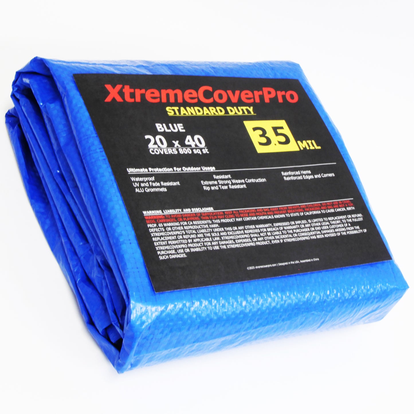 Standard Duty 3.5MIL Blue Tarp