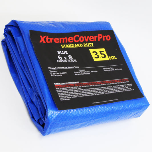 Standard Duty 3.5MIL Blue Tarp