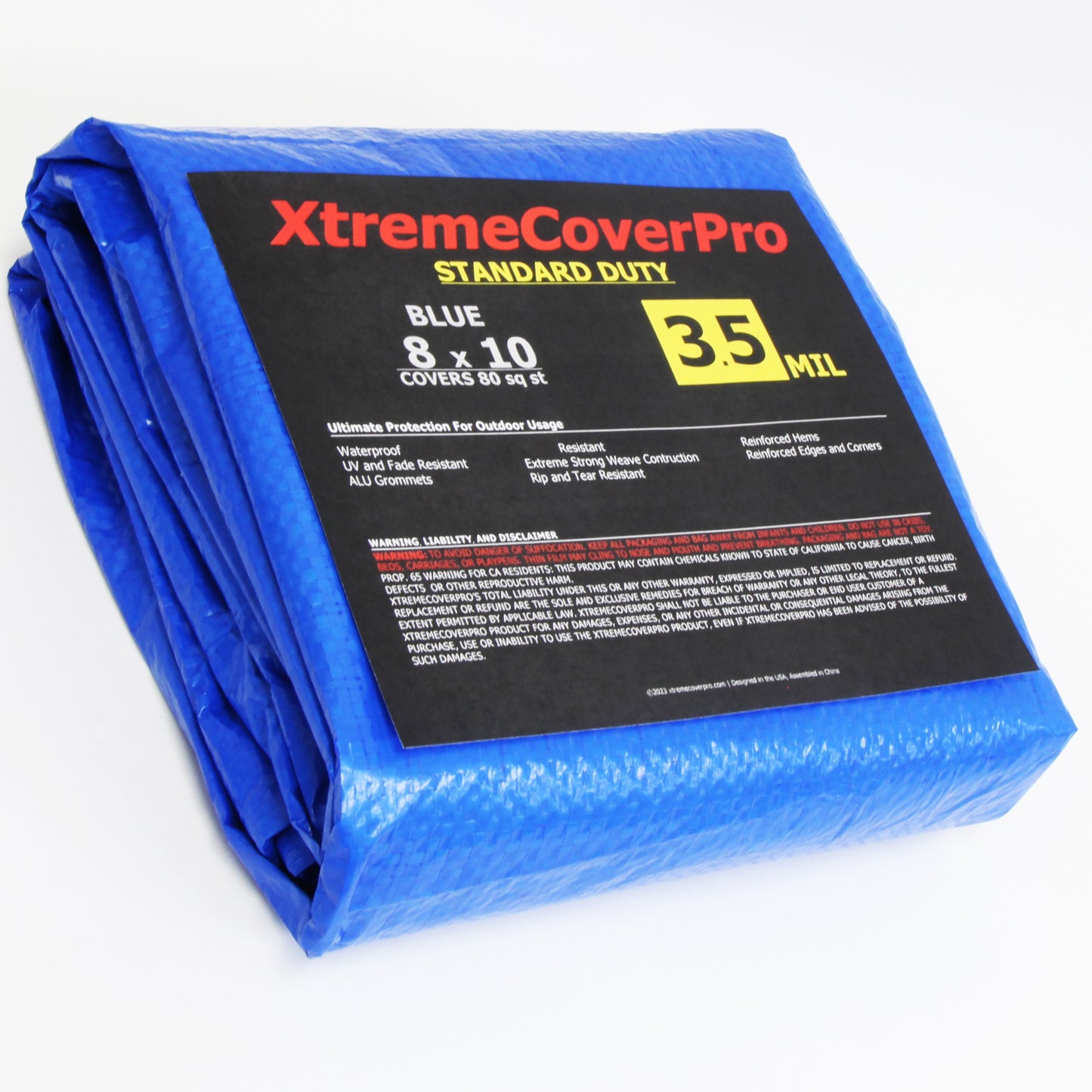 Standard Duty 3.5MIL Blue Tarp