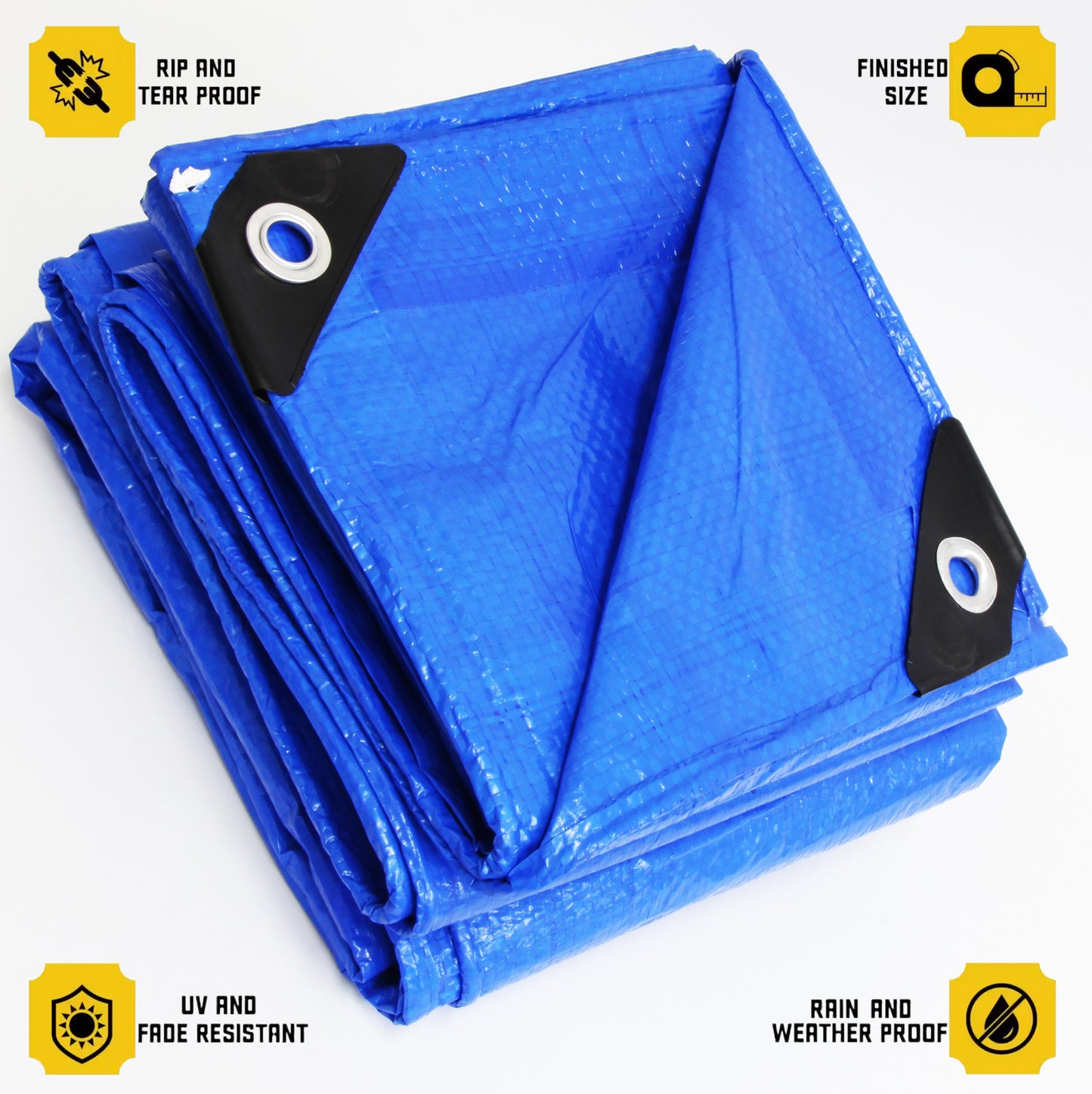 Standard Duty 3.5MIL Blue Tarp